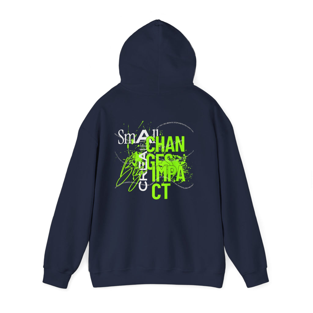 Big Impact Unisex Hoodie, Motivational Sweatshirt, Cozy Gift for Her/Him, College Spirit, Casual Wear, Eco-Friendly Fashion