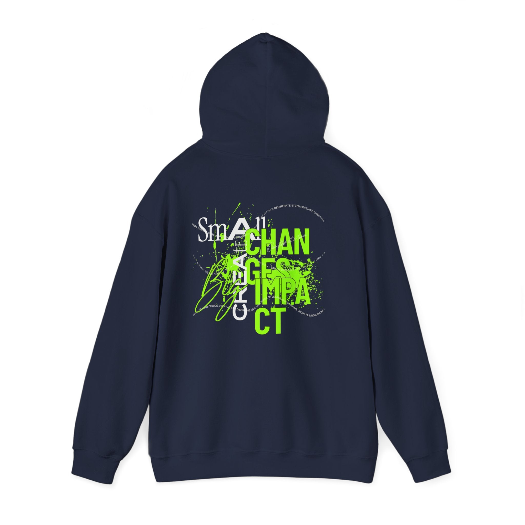 Big Impact Unisex Hoodie, Motivational Sweatshirt, Cozy Gift for Her/Him, College Spirit, Casual Wear, Eco-Friendly Fashion