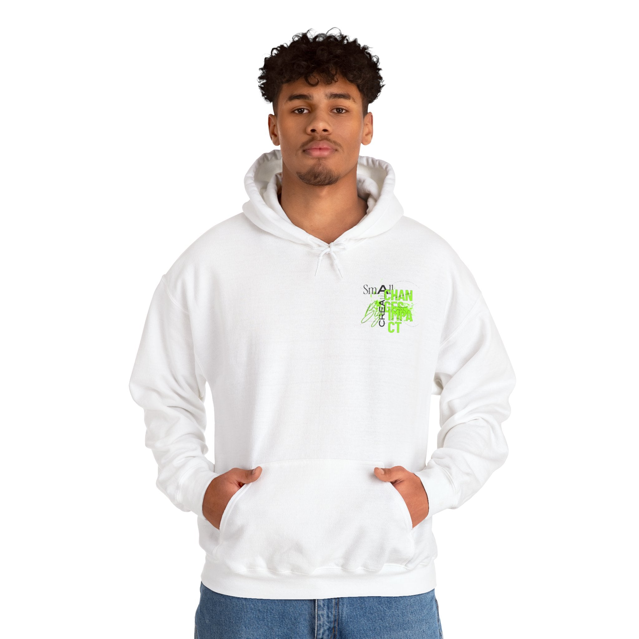 Creative Impact Unisex Hooded Sweatshirt, Cozy Sweatshirt Gift, Casual Wear, Eco-Friendly Hoodie, Statement Apparel