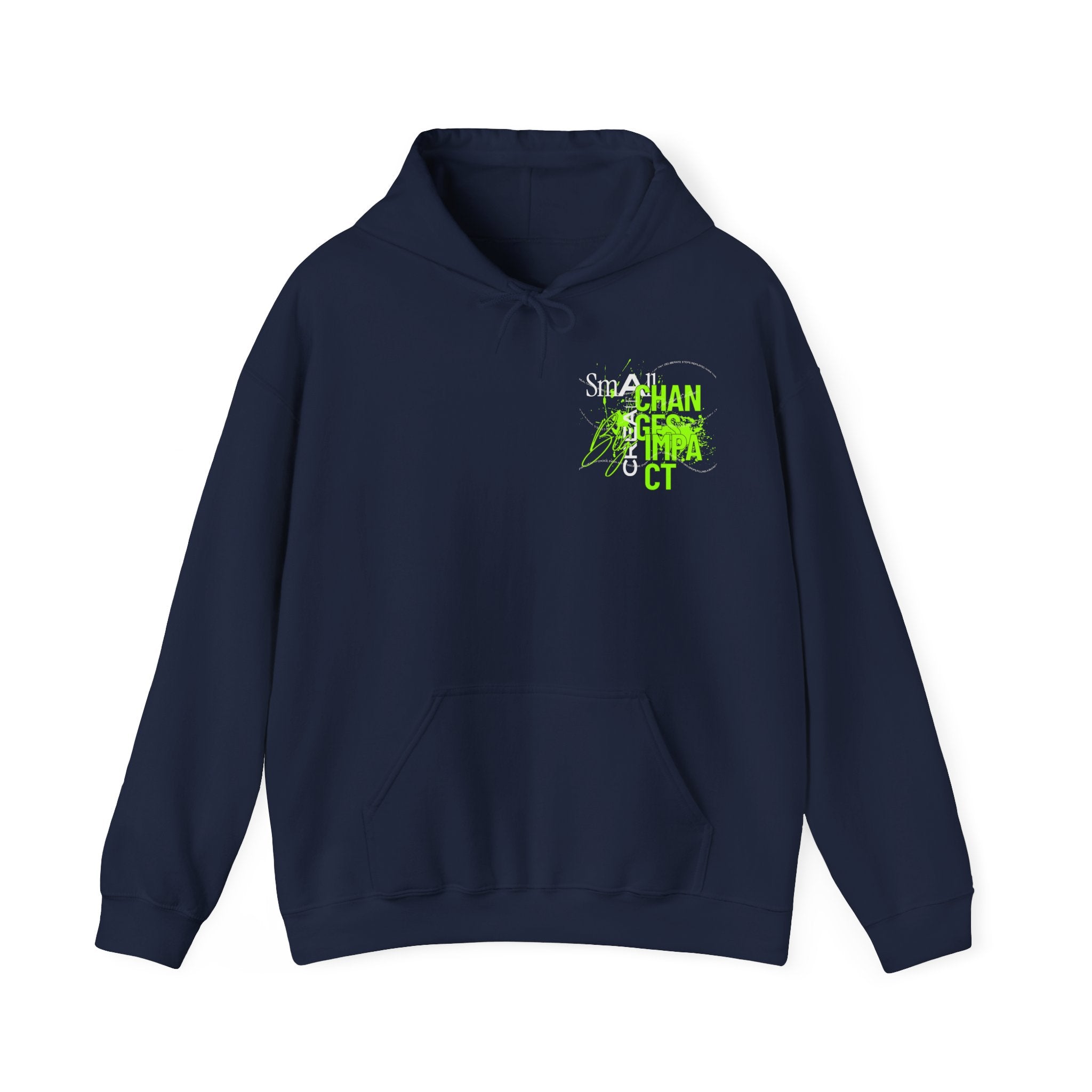 Big Impact Unisex Hoodie, Motivational Sweatshirt, Cozy Gift for Her/Him, College Spirit, Casual Wear, Eco-Friendly Fashion