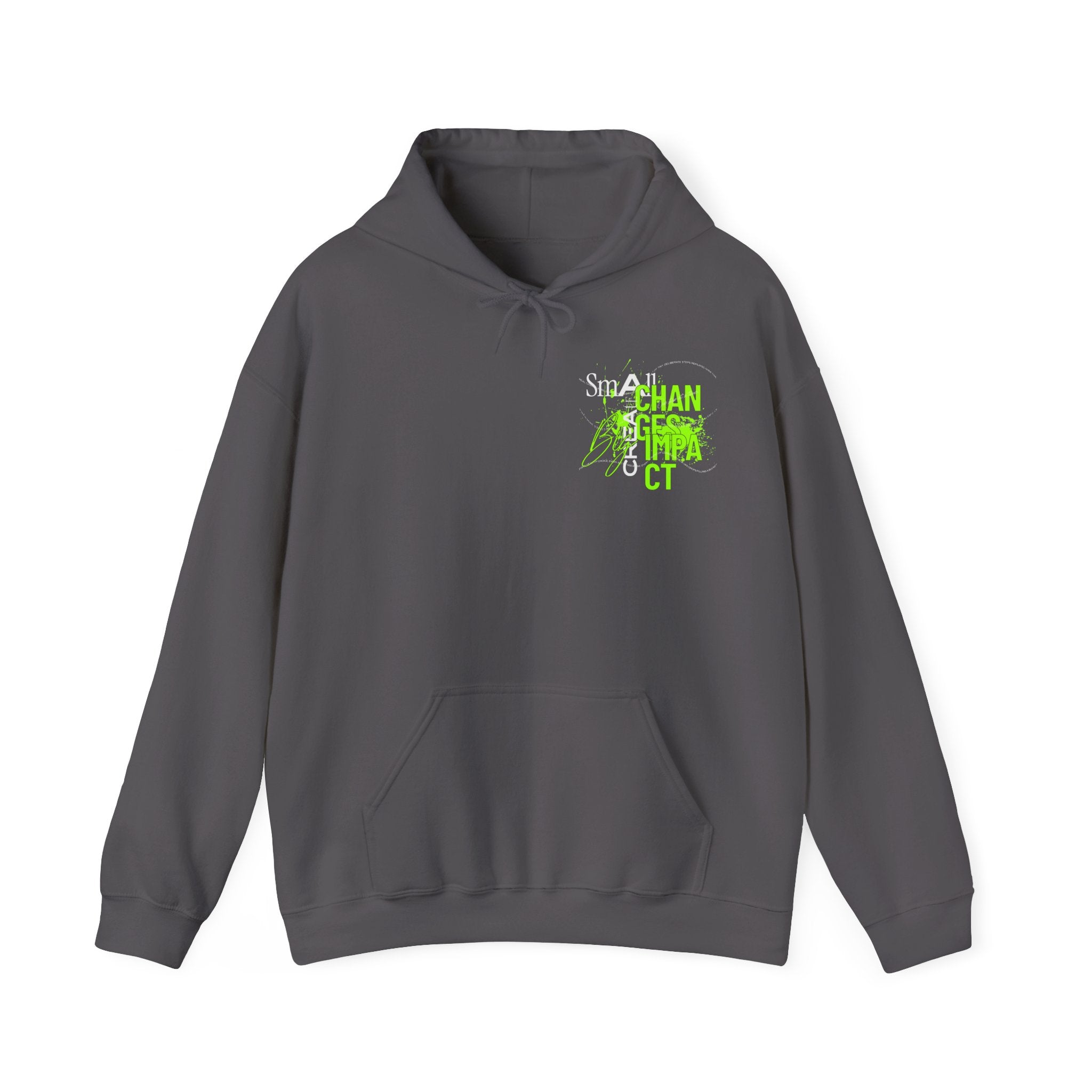 Big Impact Unisex Hoodie, Motivational Sweatshirt, Cozy Gift for Her/Him, College Spirit, Casual Wear, Eco-Friendly Fashion