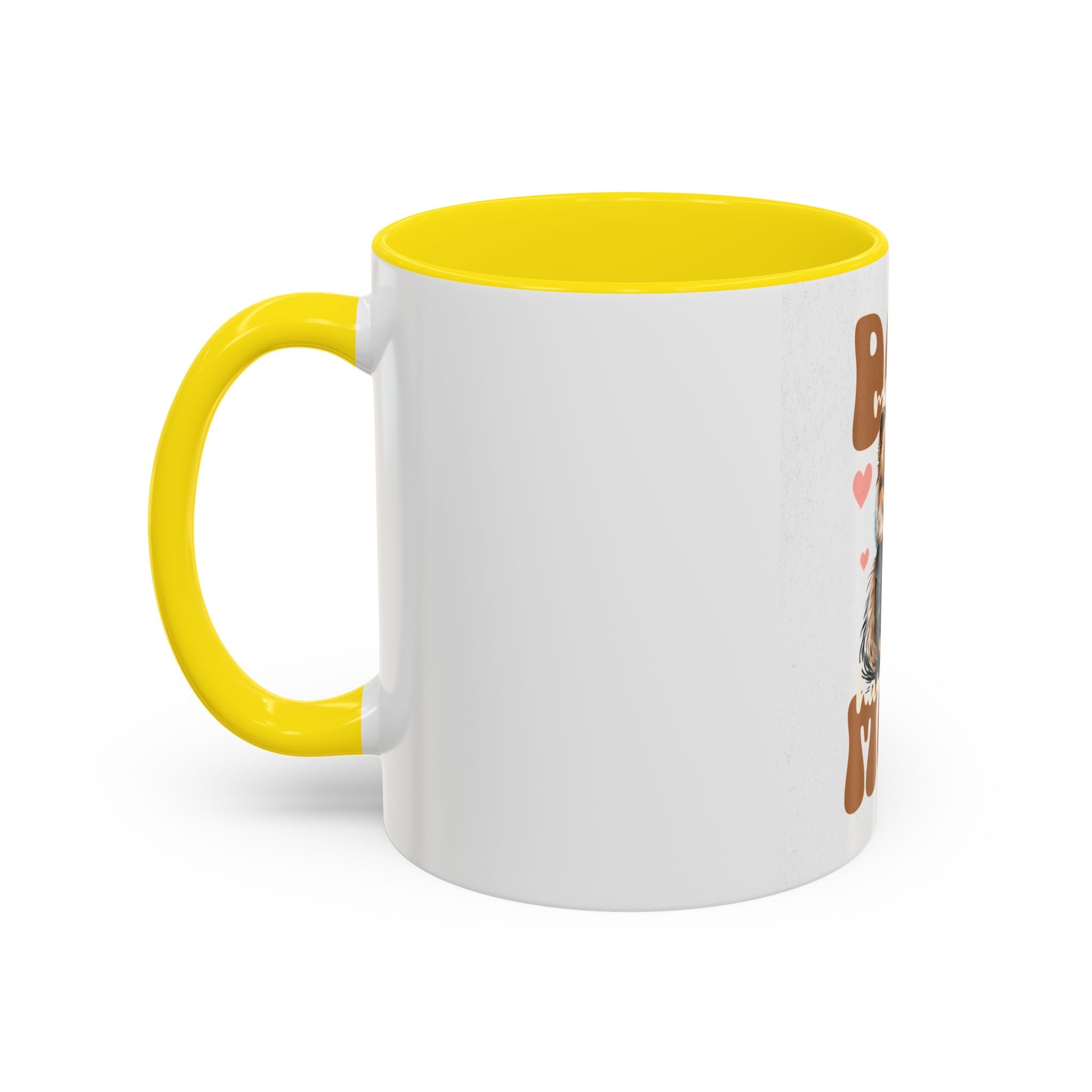 Dog Mom Coffee Mug, Funny Dog Lover Gift, Cute Pet Owner Cup, Pomeranian Mug, Black Handle Coffee Cup