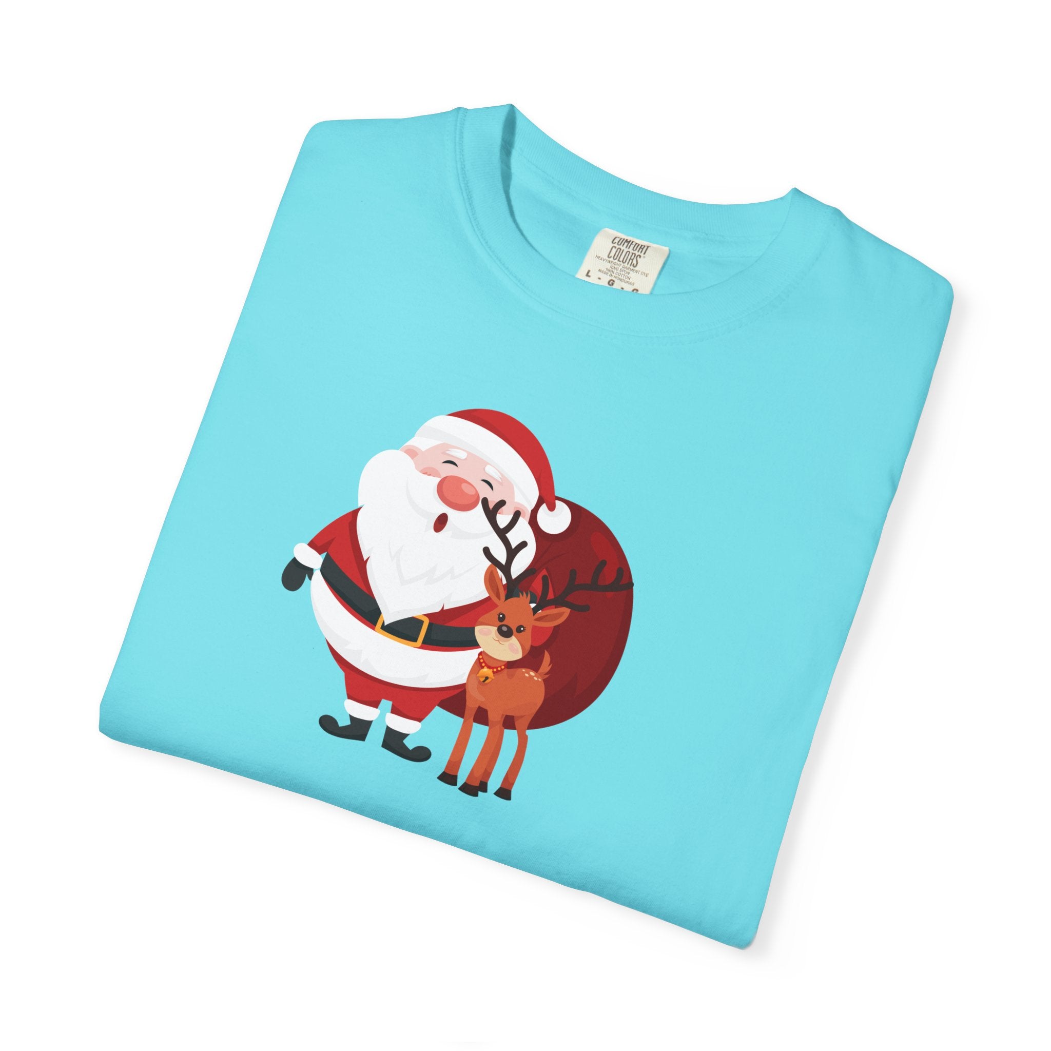 Christmas Shopper T-Shirt - "Most Likely To Start Christmas Shopping in July" Holiday Tee with Santa & Reindeer
