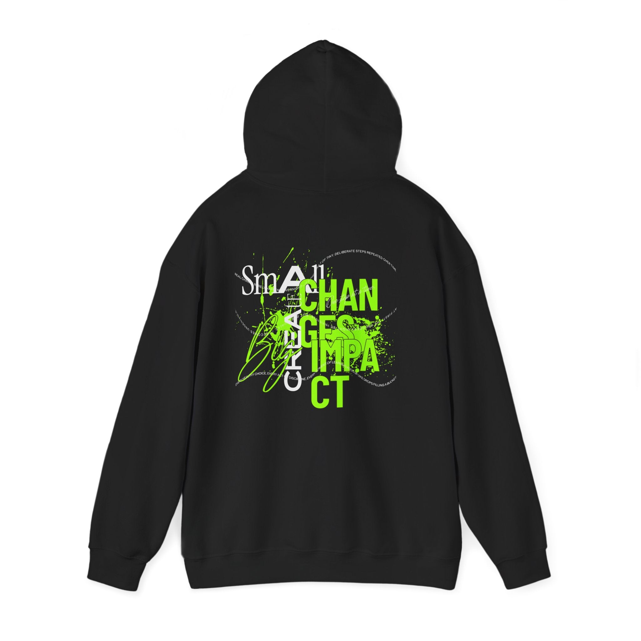Big Impact Unisex Hoodie, Motivational Sweatshirt, Cozy Gift for Her/Him, College Spirit, Casual Wear, Eco-Friendly Fashion