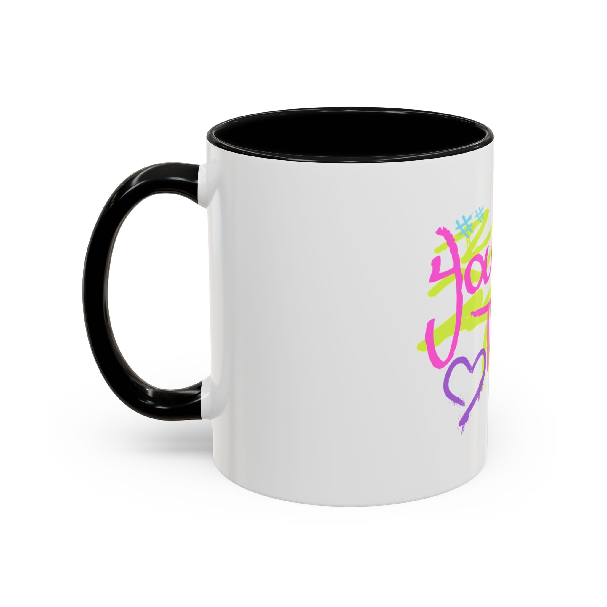Colorful Motivational Coffee Mug for Self-Care, You Own This, Inspirational Gift, Birthday Present, Home Office Decor, Fun Mug