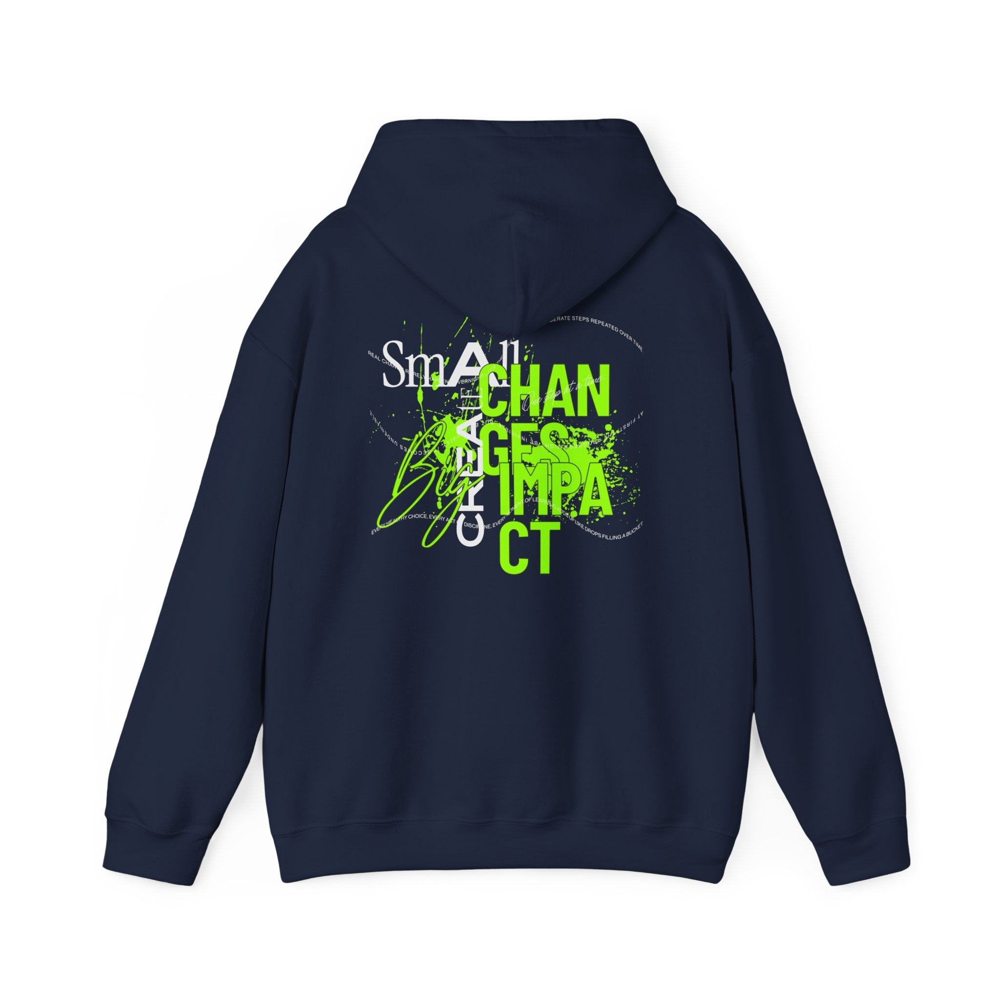 Big Impact Unisex Hoodie, Motivational Sweatshirt, Cozy Gift for Her/Him, College Spirit, Casual Wear, Eco-Friendly Fashion