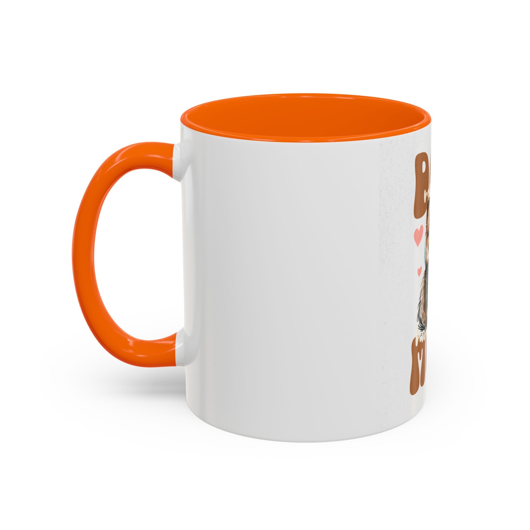 Dog Mom Coffee Mug, Funny Dog Lover Gift, Cute Pet Owner Cup, Pomeranian Mug, Black Handle Coffee Cup