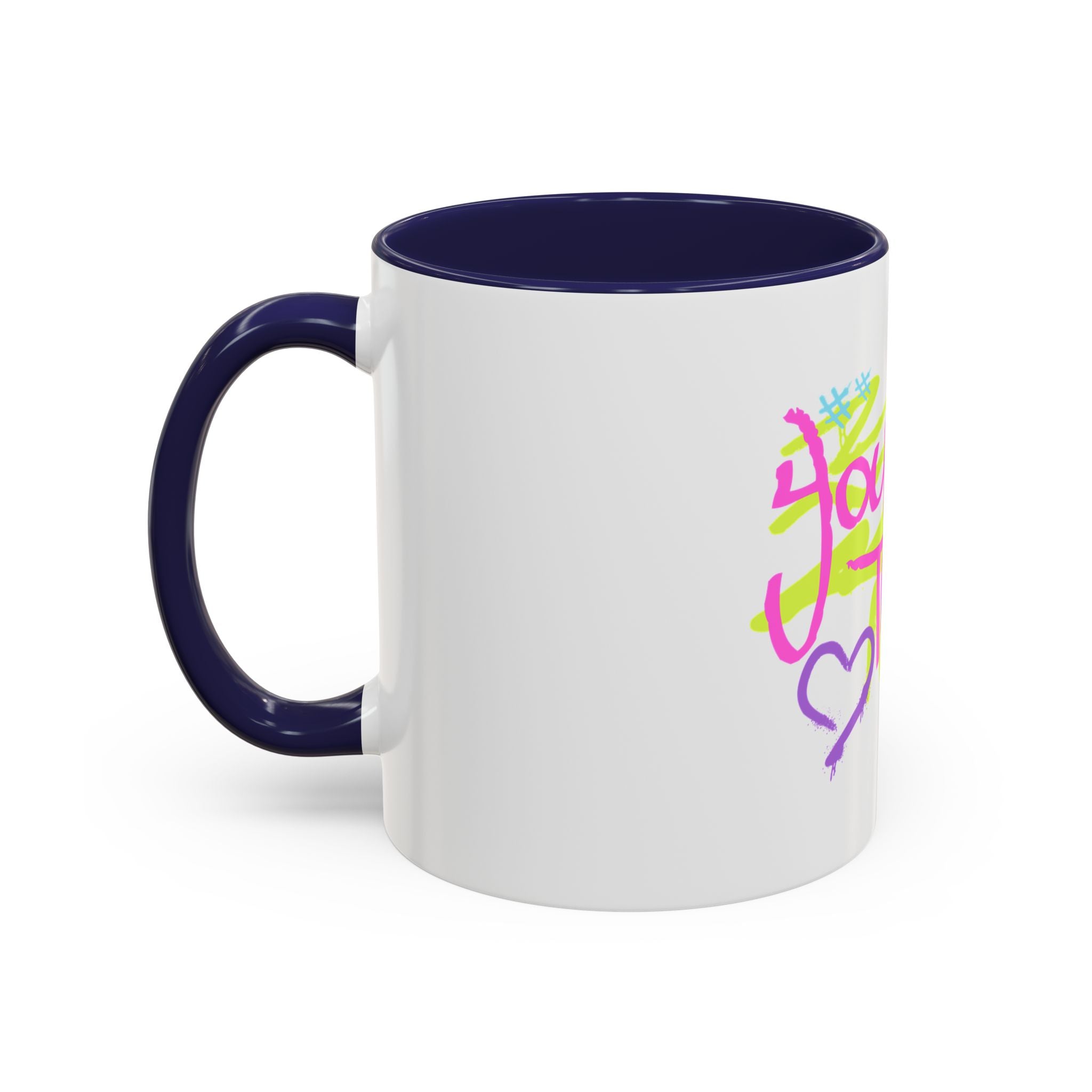 Colorful Motivational Coffee Mug for Self-Care, You Own This, Inspirational Gift, Birthday Present, Home Office Decor, Fun Mug