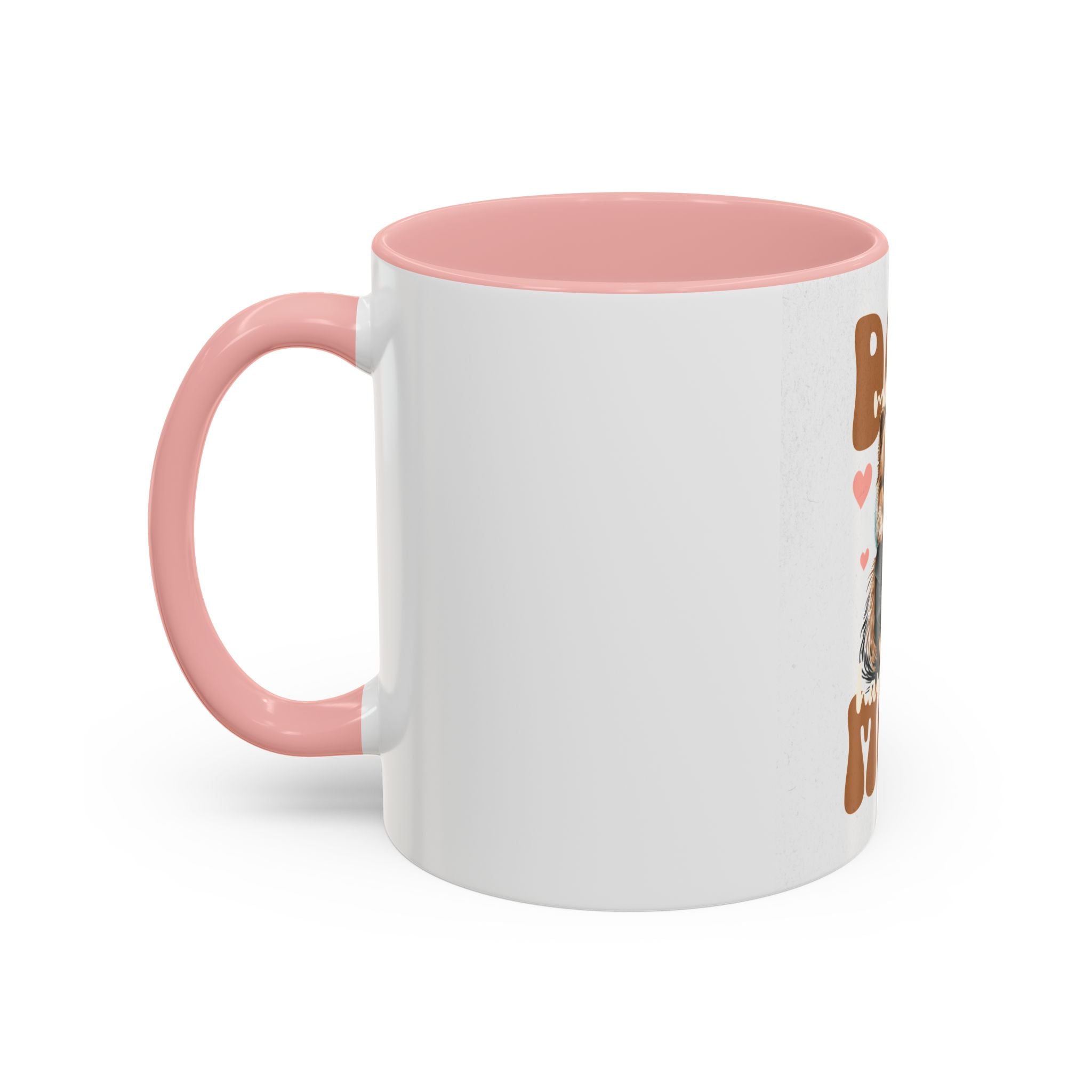Dog Mom Coffee Mug, Funny Dog Lover Gift, Cute Pet Owner Cup, Pomeranian Mug, Black Handle Coffee Cup