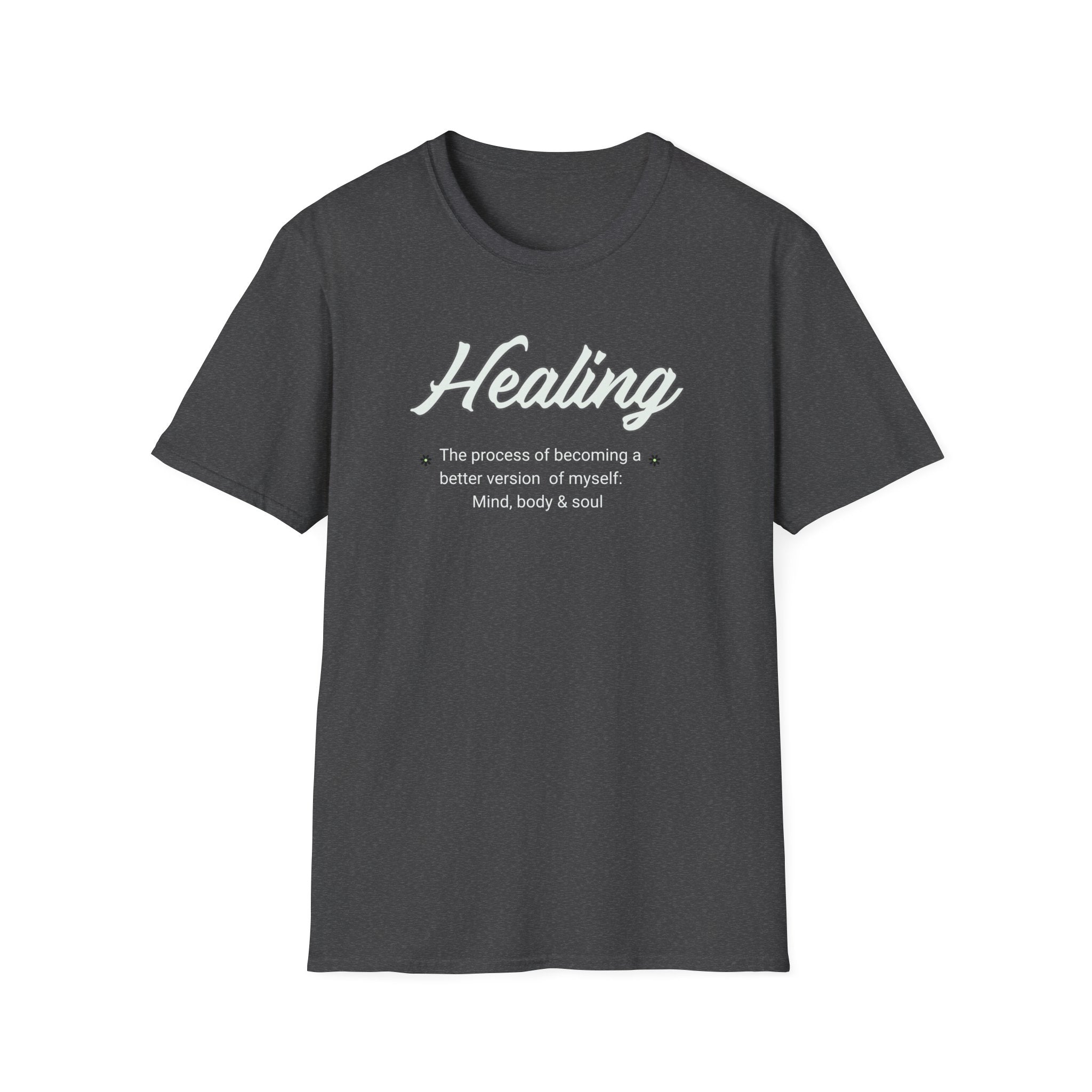 Healing Unisex Softstyle T-Shirt | Self-Care, Mindfulness Apparel, Gift for Wellness Enthusiasts, Casual Wear, Inspirational Fashion