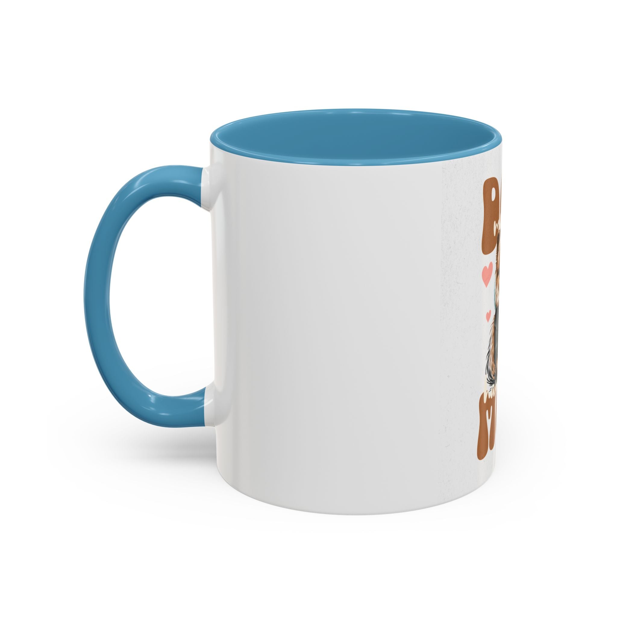 Dog Mom Coffee Mug, Funny Dog Lover Gift, Cute Pet Owner Cup, Pomeranian Mug, Black Handle Coffee Cup