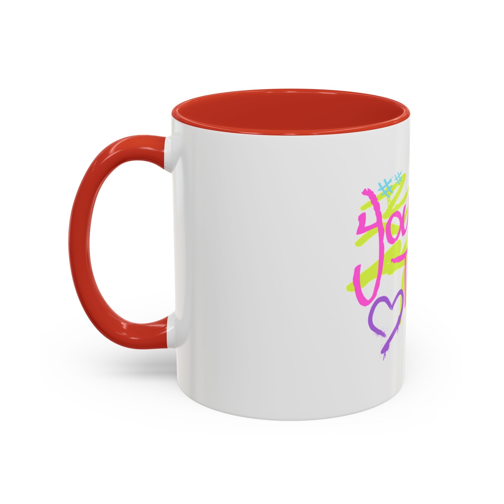 Colorful Motivational Coffee Mug for Self-Care, You Own This, Inspirational Gift, Birthday Present, Home Office Decor, Fun Mug