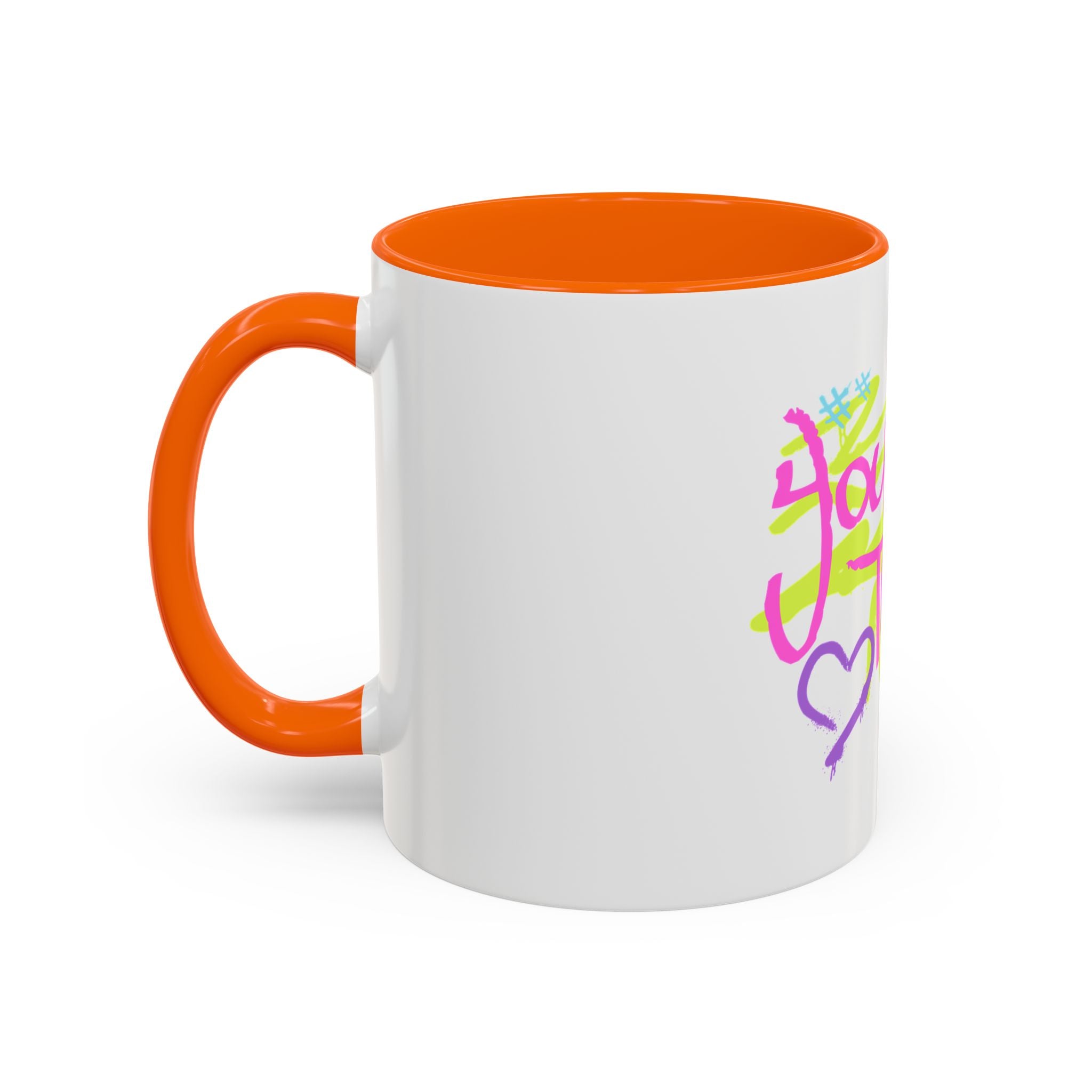 Colorful Motivational Coffee Mug for Self-Care, You Own This, Inspirational Gift, Birthday Present, Home Office Decor, Fun Mug