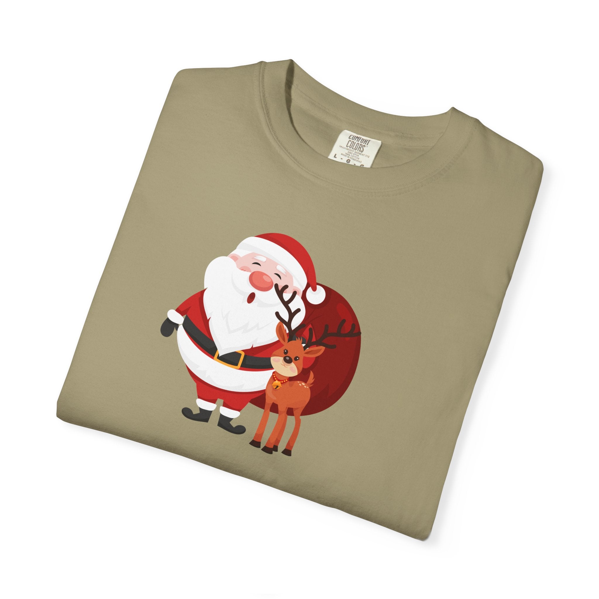 Christmas Shopper T-Shirt - "Most Likely To Start Christmas Shopping in July" Holiday Tee with Santa & Reindeer
