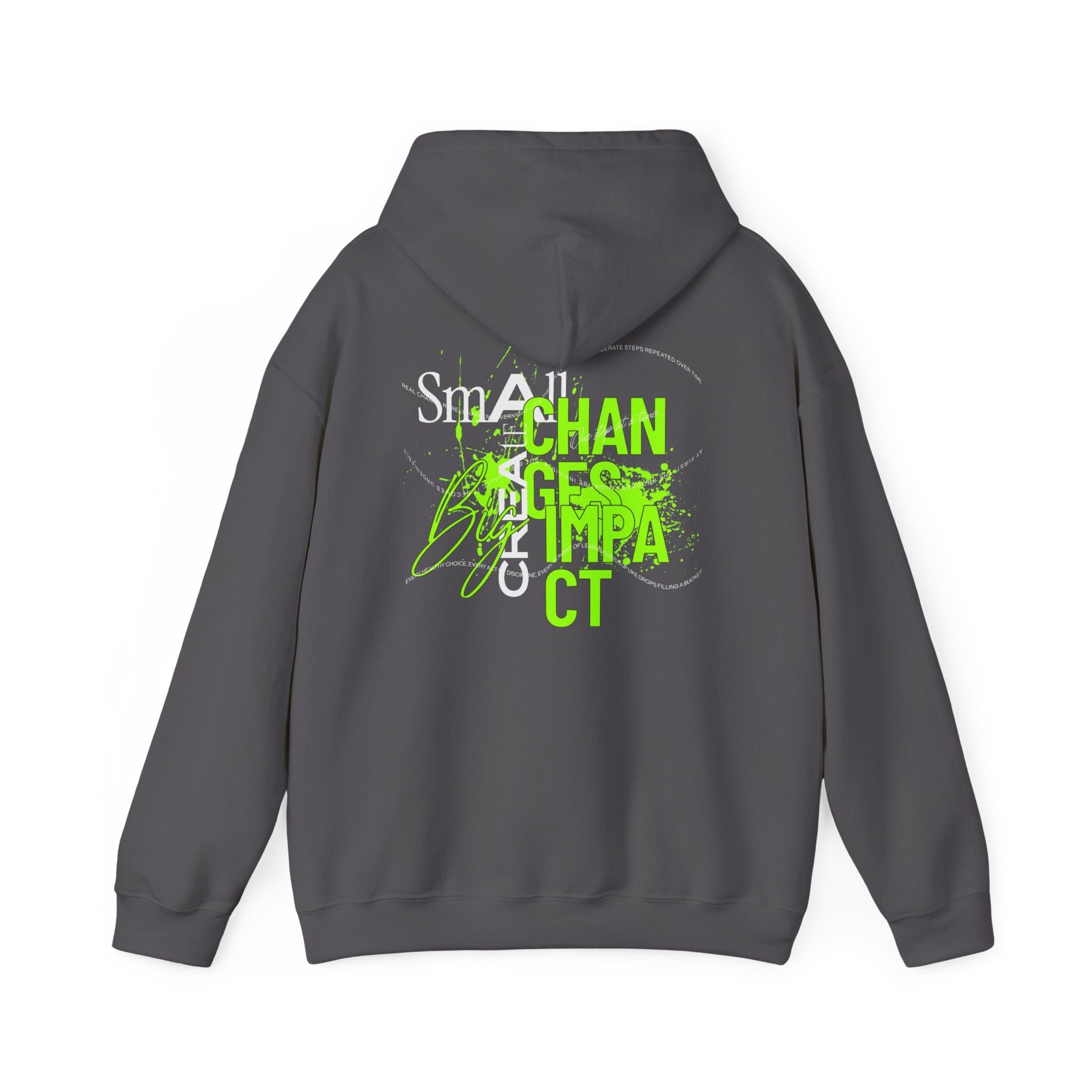 Big Impact Unisex Hoodie, Motivational Sweatshirt, Cozy Gift for Her/Him, College Spirit, Casual Wear, Eco-Friendly Fashion
