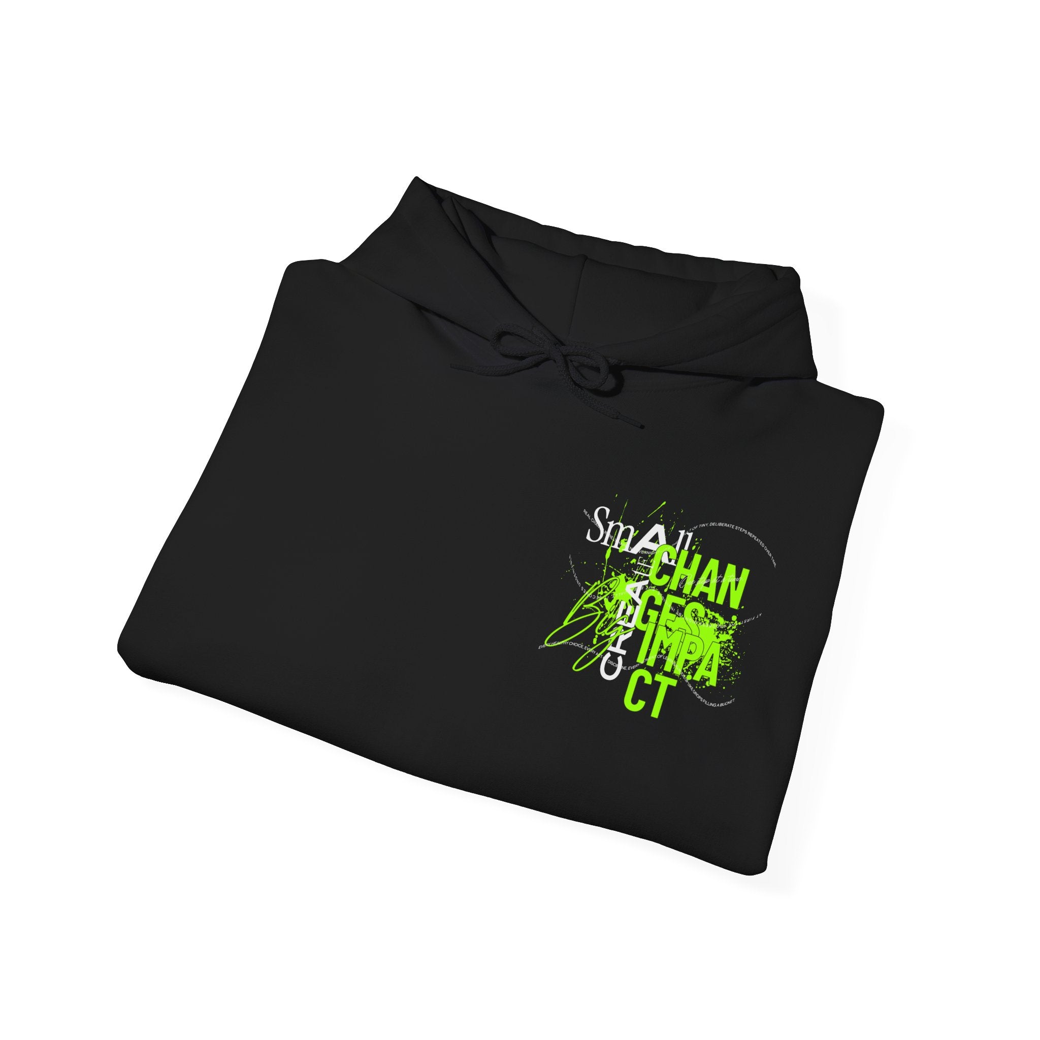 Big Impact Unisex Hoodie, Motivational Sweatshirt, Cozy Gift for Her/Him, College Spirit, Casual Wear, Eco-Friendly Fashion