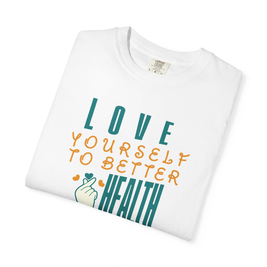 Comfortable Wellness T-Shirt, Motivational Shirt, Self-Care Tee, Gift for Health Lovers, Inspirational Apparel