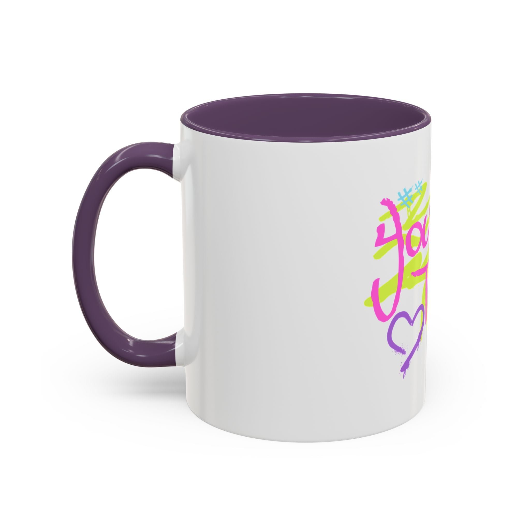 Colorful Motivational Coffee Mug for Self-Care, You Own This, Inspirational Gift, Birthday Present, Home Office Decor, Fun Mug