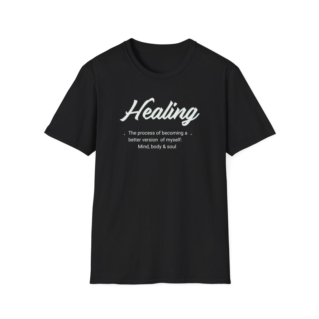 Healing Unisex Softstyle T-Shirt | Self-Care, Mindfulness Apparel, Gift for Wellness Enthusiasts, Casual Wear, Inspirational Fashion