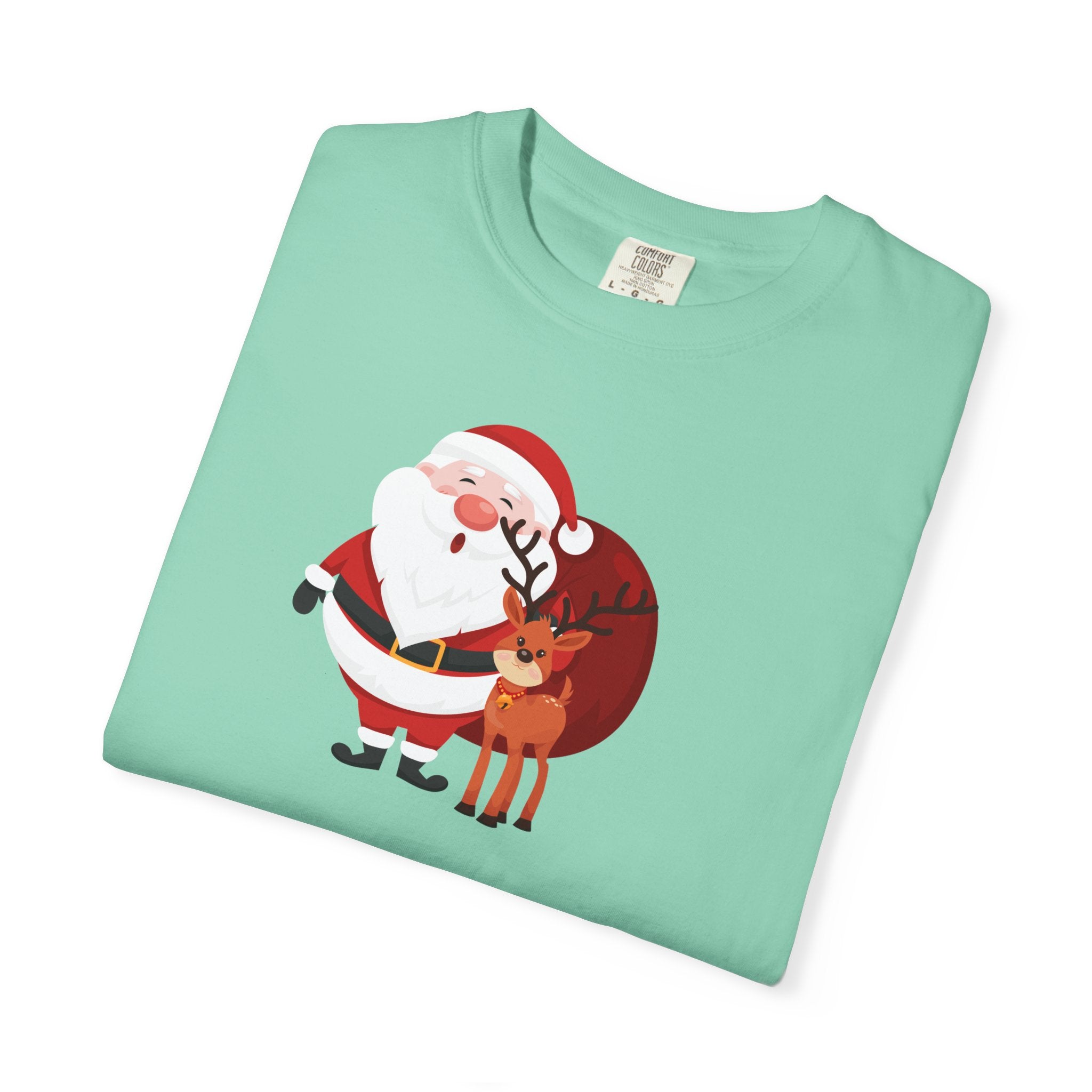 Christmas Shopper T-Shirt - "Most Likely To Start Christmas Shopping in July" Holiday Tee with Santa & Reindeer